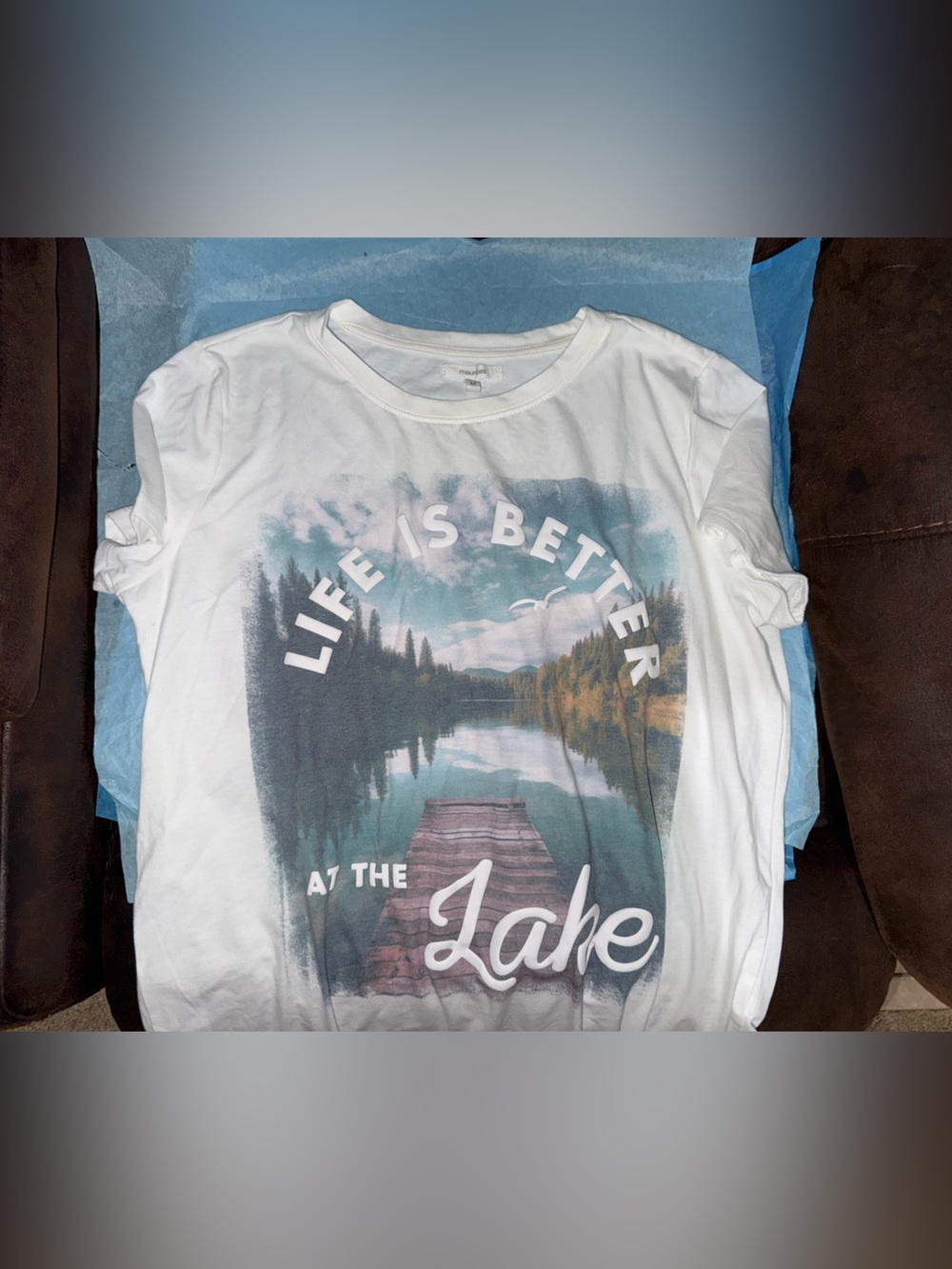 Maurices White Crewneck Graphic Tee